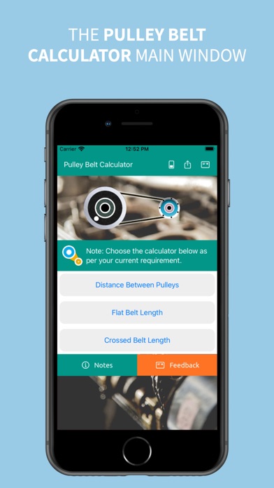 Pulley Belt Calculator screenshot 5