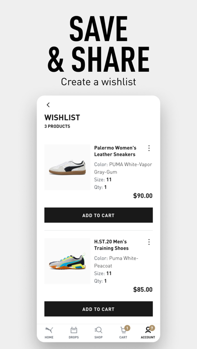 PUMA | Clothes & Sneakers App screenshot 2