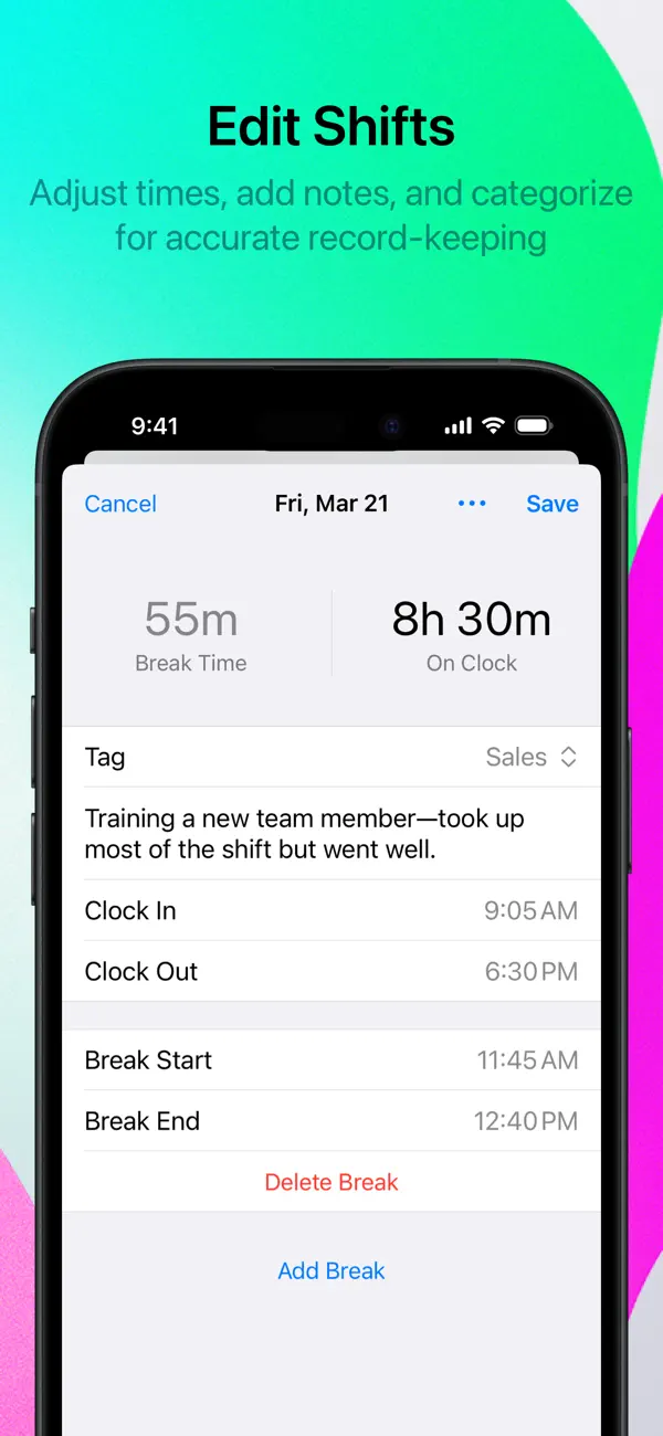 Punch Time Clock screenshot 3