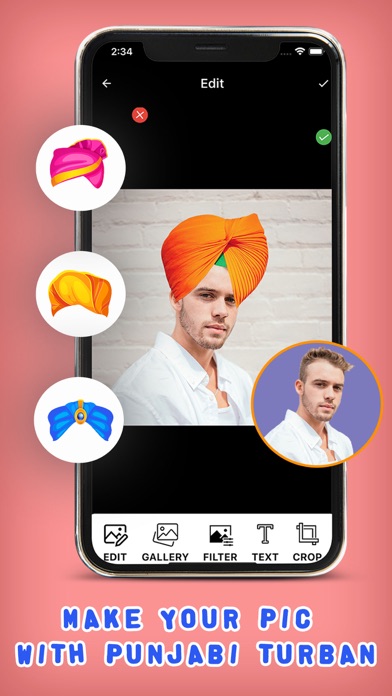 Punjabi Turban Photo Booth screenshot 3