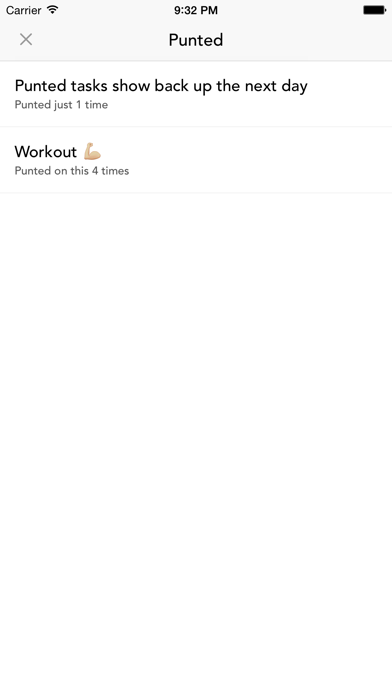 Punt – Simple task list screenshot 1