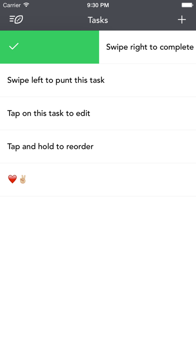 Punt – Simple task list screenshot 3