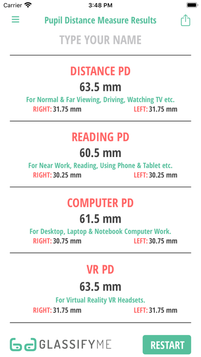 Pupil Distance PD Measure screenshot 3