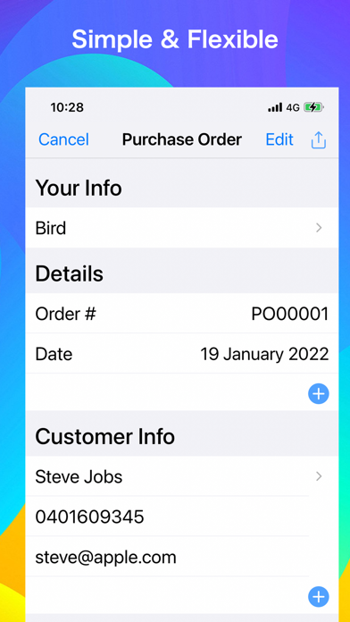 Purchase Order Maker - PO app screenshot 4