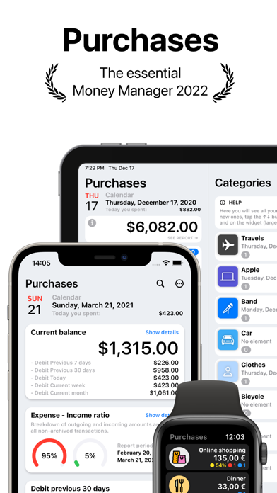 Purchases List screenshot 1