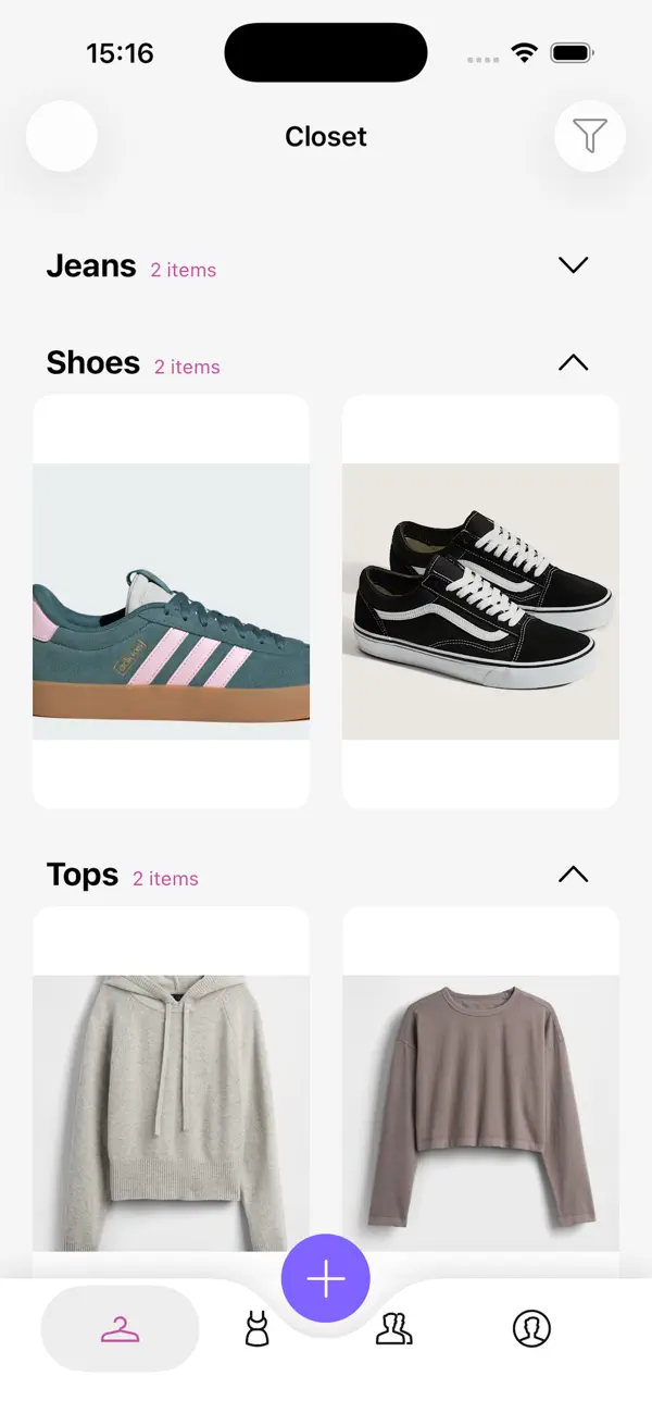 Pureple AI Outfit Planner screenshot 3