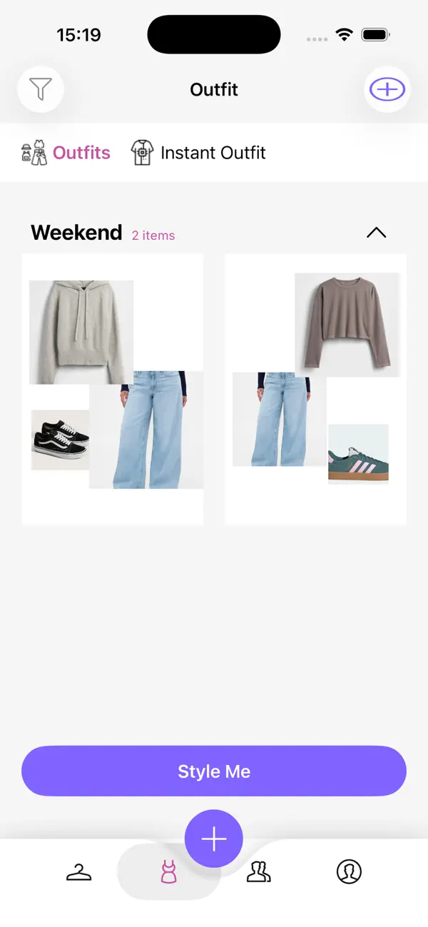 Pureple AI Outfit Planner screenshot 2