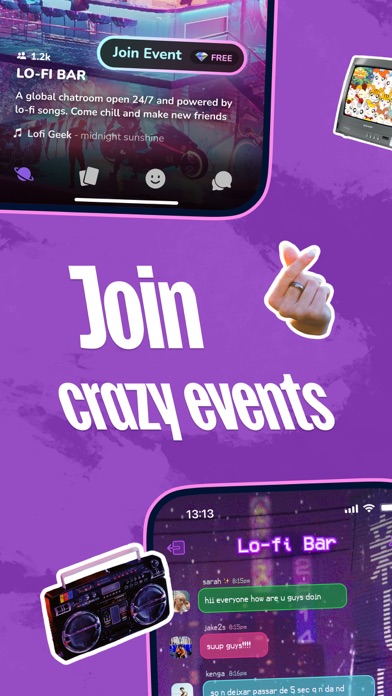 purp - Make new friends screenshot 2
