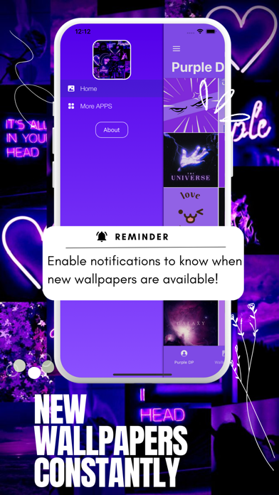 Purple Wallpapers - 4K Images screenshot 2