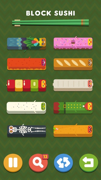 Push Sushi - slide puzzle screenshot 1