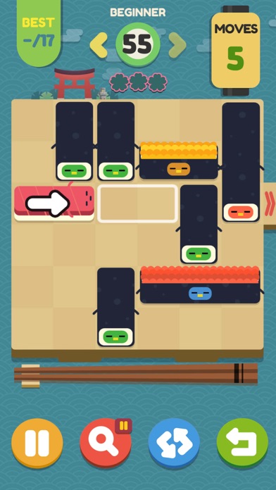 Push Sushi - slide puzzle screenshot 2