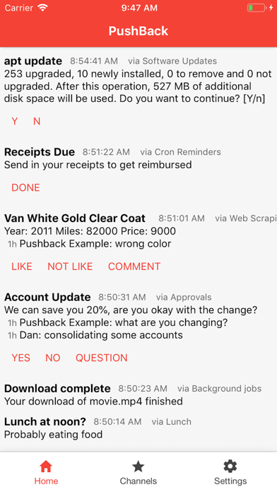 PushBack Notifications screenshot 6