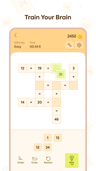 Puzzle Math: Cross Number Game screenshot 6