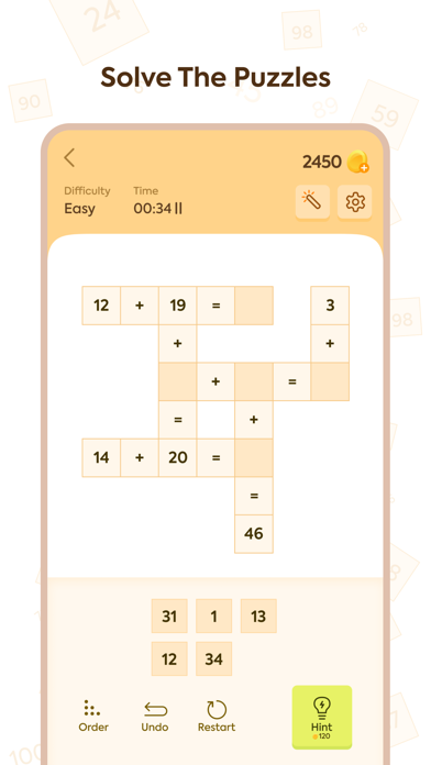 Puzzle Math: Cross Number Game screenshot 7