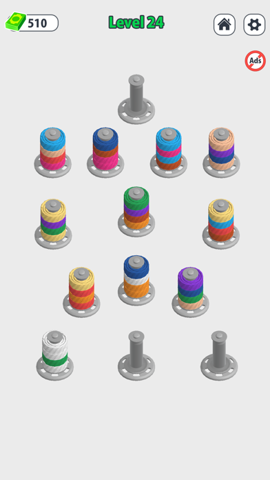 Puzzle Thread: Color Sort screenshot 2