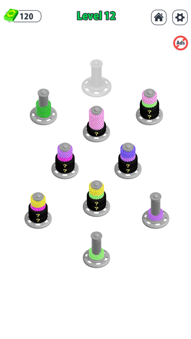 Puzzle Thread: Color Sort screenshot 3