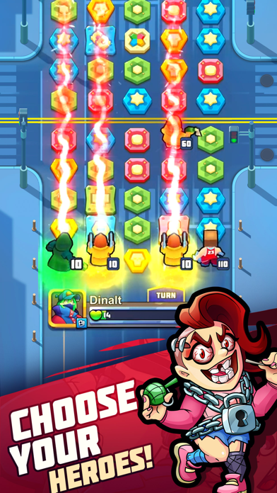 Puzzle Wars: Heroes screenshot 1