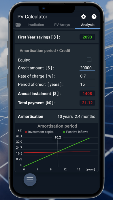 PV Calculator Lite Version screenshot 1