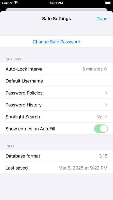 pwSafe 2 - Password Safe screenshot 1