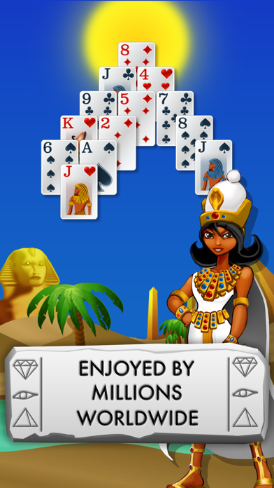 Pyramid Solitaire - Egypt screenshot 1