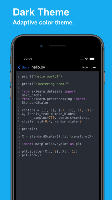 Python Coding IDE screenshot 1