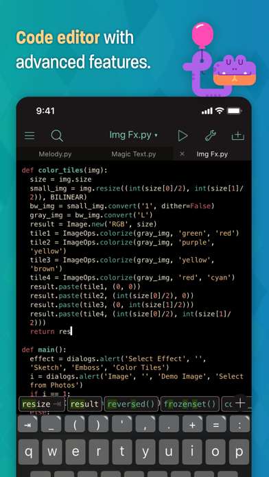 Pythonista 3 screenshot 4