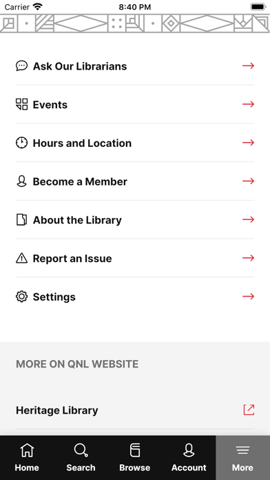 Qatar National Library screenshot 1