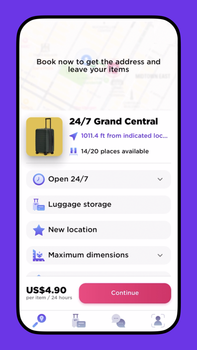 Qeepl - Luggage Storage screenshot 8