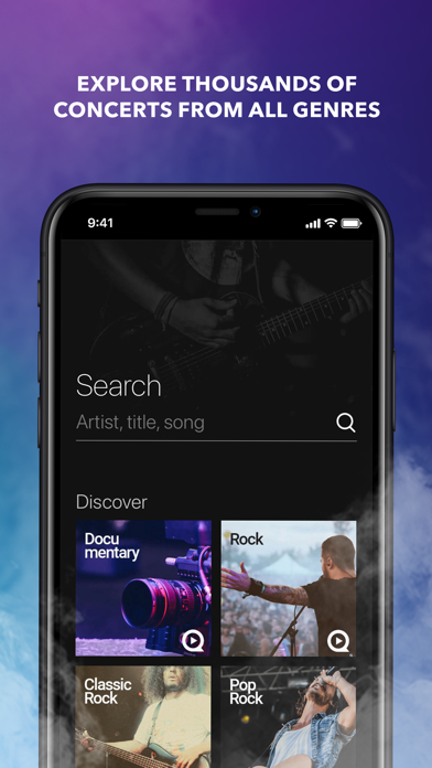 Qello Concerts & Documentaries screenshot 1