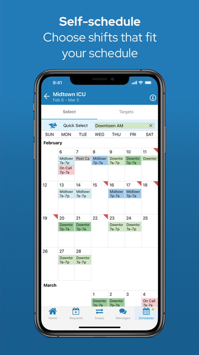 QGenda screenshot 2