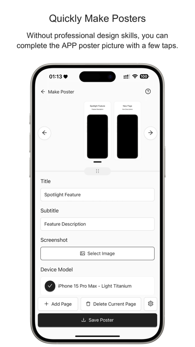 Qi App Poster: Screenshot Tool screenshot 3