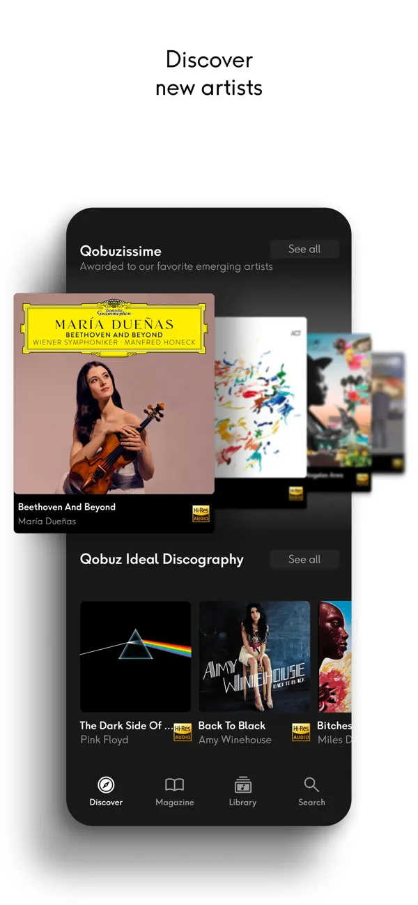 Qobuz: Music & Editorial screenshot 1