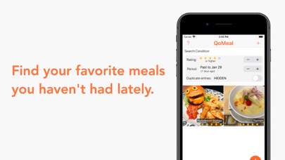 QoMeal - Log favorite meals screenshot 1