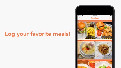QoMeal - Log favorite meals screenshot 2