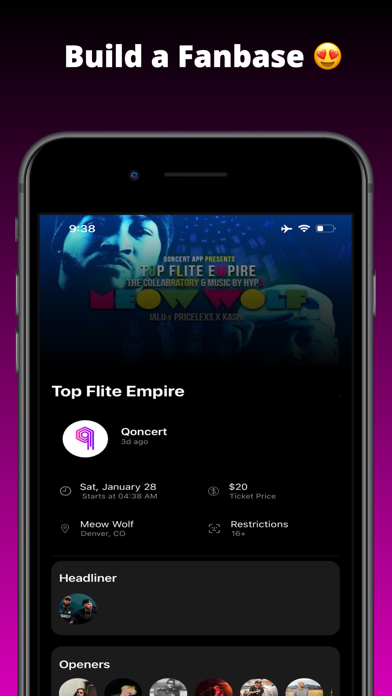 Qoncert: Live Shows screenshot 4