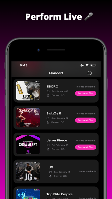 Qoncert: Live Shows screenshot 5