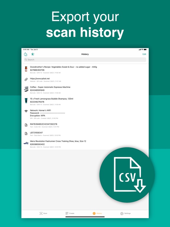 QR Code & Barcode Scanner ・ screenshot 5