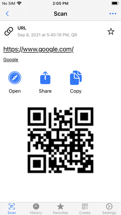 QR Code Reader + QR Scanner screenshot 2