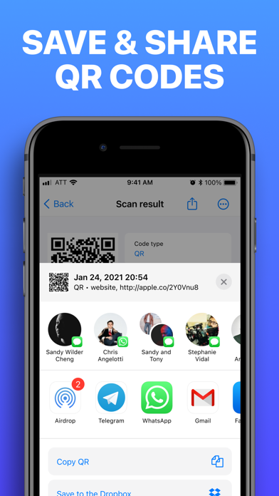 QR Code Reader ® screenshot 2