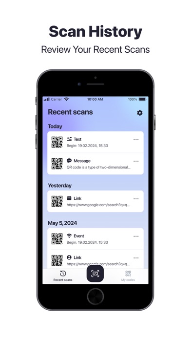 QR Code Reader＋Barcode Scanner screenshot 3
