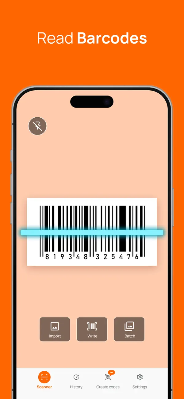 QR Code Reader＊Barcode Scanner screenshot 5