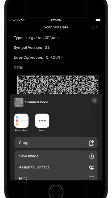 QR Debug screenshot 1