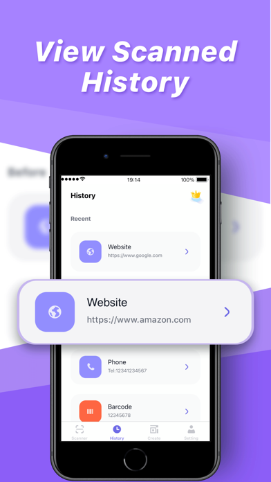 QR Reader for mobile screenshot 2