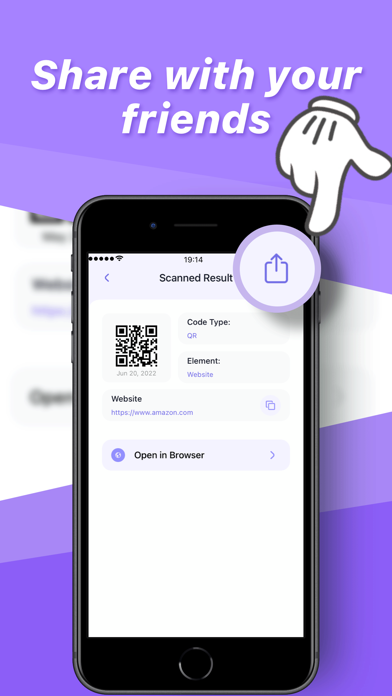 QR Reader for mobile screenshot 1