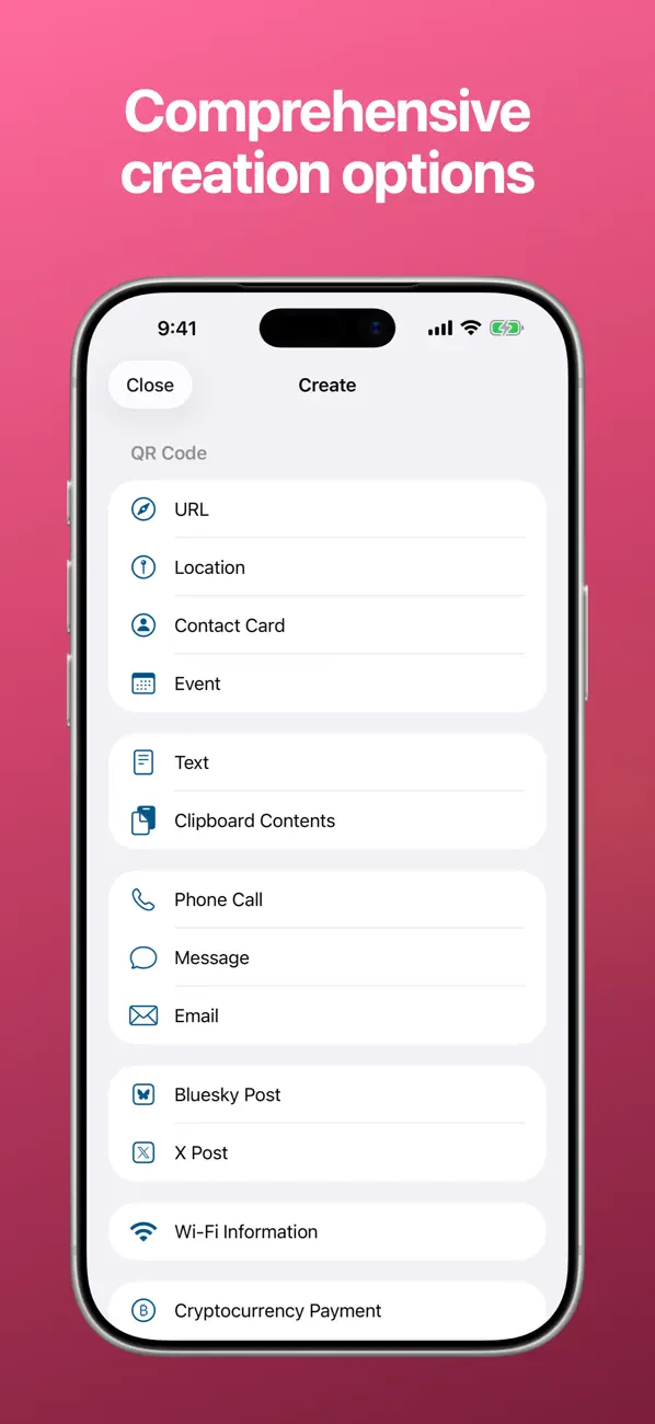 Qrafter: QR Code Reader screenshot 2