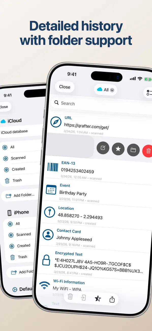 Qrafter: QR Code Reader screenshot 1