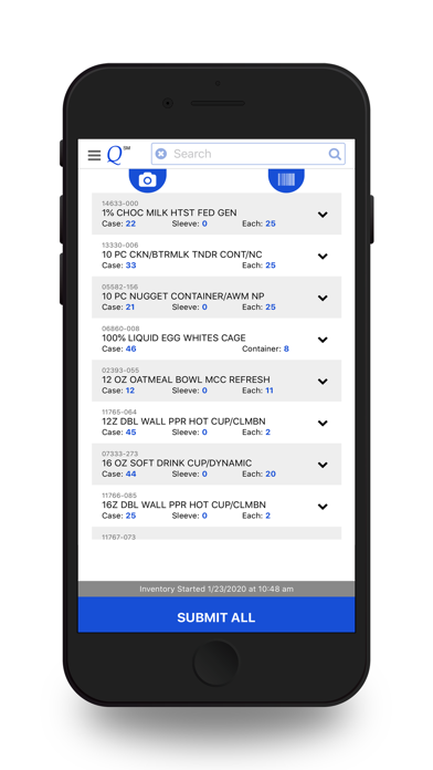 QSR Inventory screenshot 1