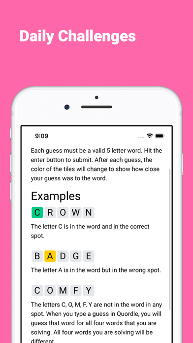 Quad Words | No Ads screenshot 1