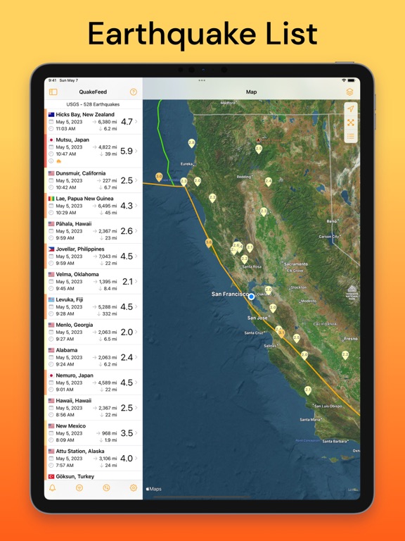 QuakeFeed Earthquake Alerts screenshot 9
