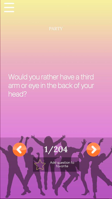 Questions. Conversation starte screenshot 2